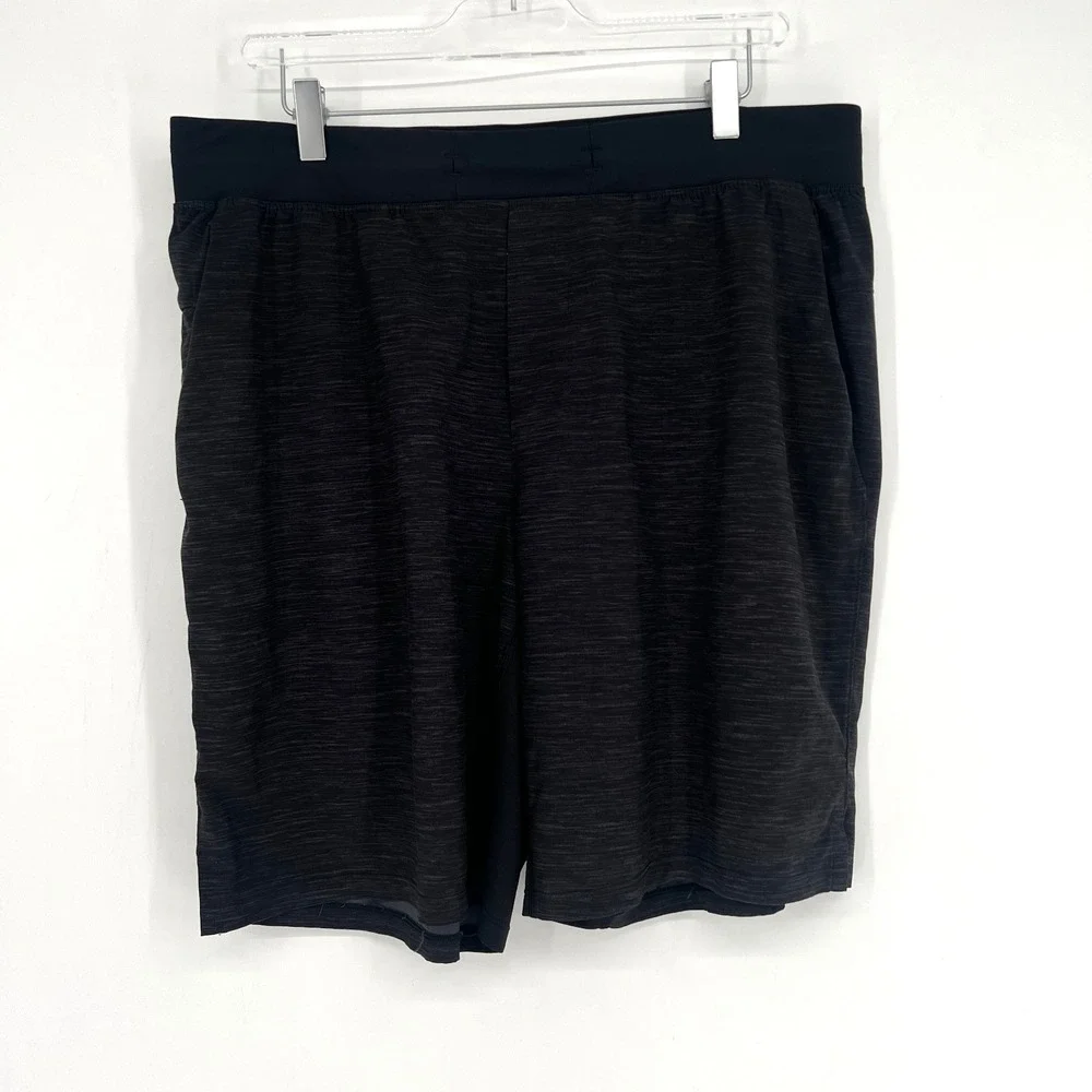 Lululemon‎ Shorts Mens XL Heathered Gray Lightweight Gym Workout